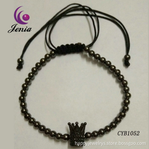 Jenia High Quality Rose Gold Charm Braid Bracelet,Valuable Gift For Girls
